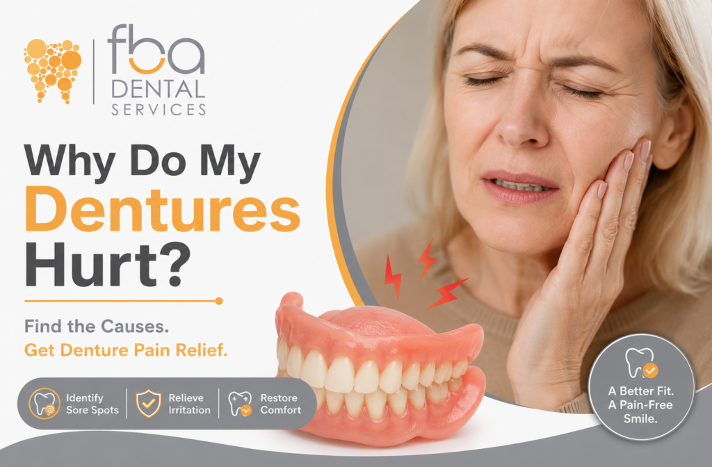 Denture pain relief